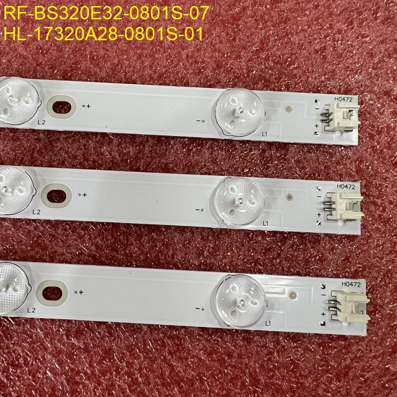 3pcs LED bar For SL32WD803 hd-3208 H3260A RF-BS320E32-0801S-07 HL-17320A28-0801S-01 A2 LC315TU3A-01 358P107902D3