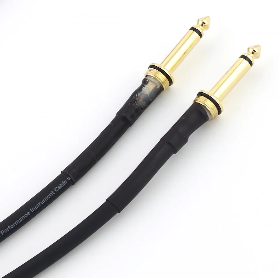 Guitar cable guitar cord electric guitar electric box drums musical instruments black fever fidelity noise reduction Audio cable