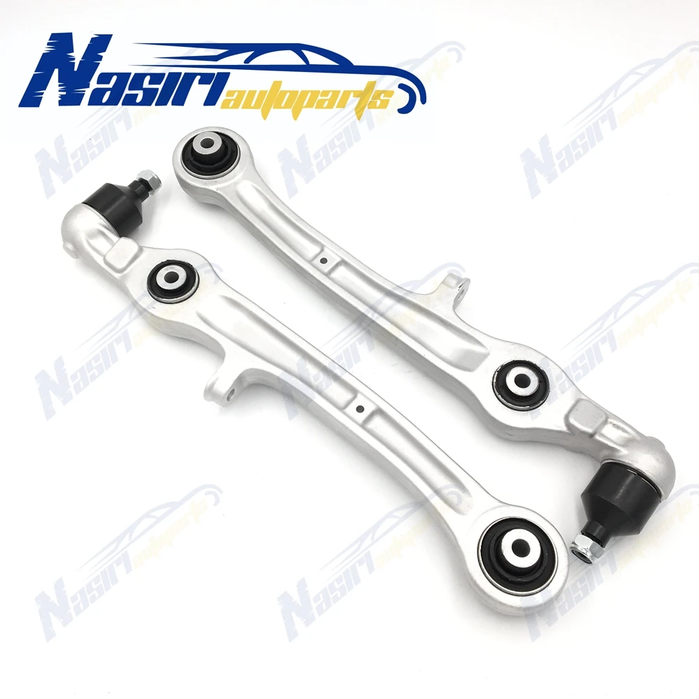 Pair of Front Lower Control Arms For Audi A6 S6 2005-2011 4F0407151 4F0407151A