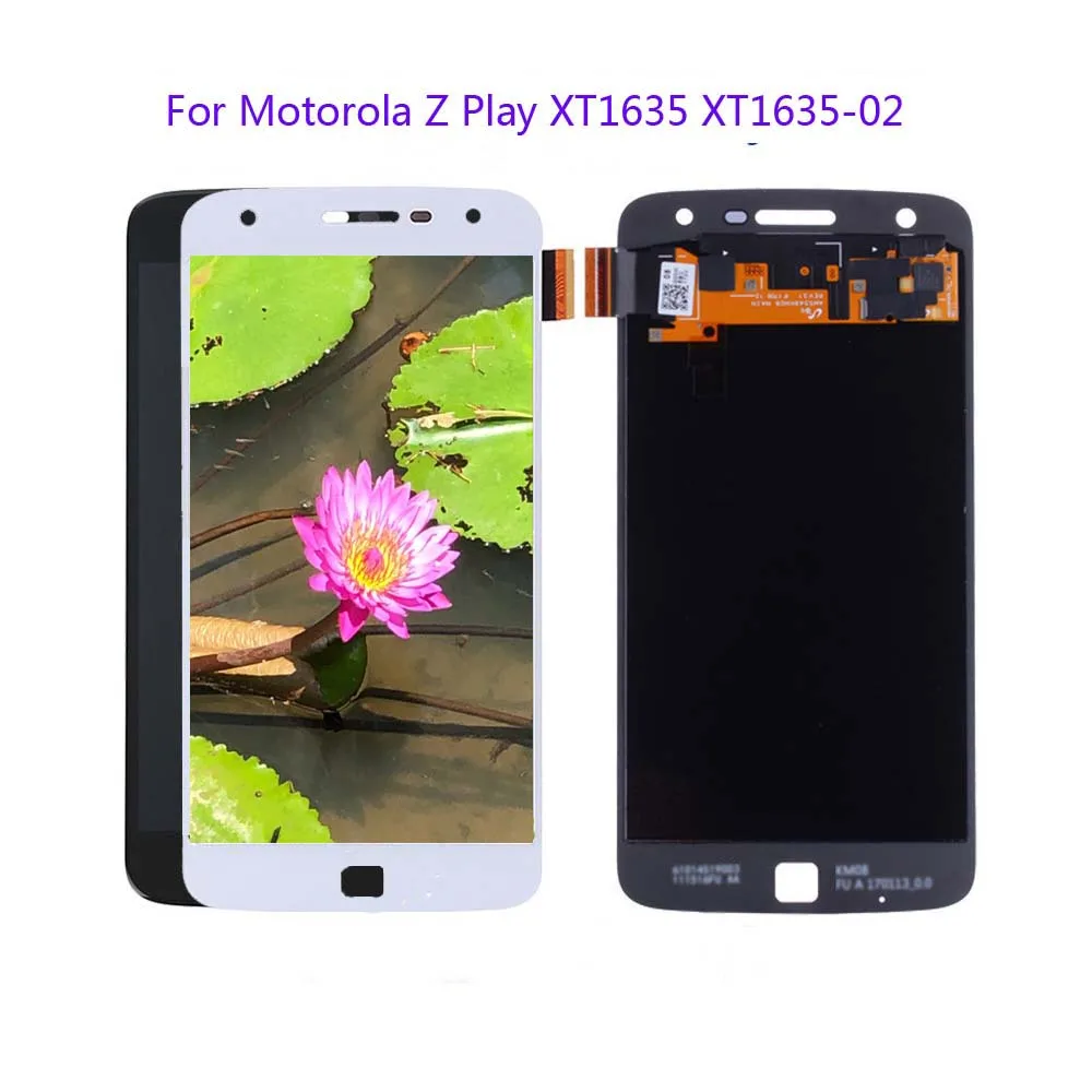 

5.5" Tested Full LCD For Motorola Z Play LCD Display For Moto Z Play XT1635 XT1635-02 Display LCD WithTouch Screen Panel Parts