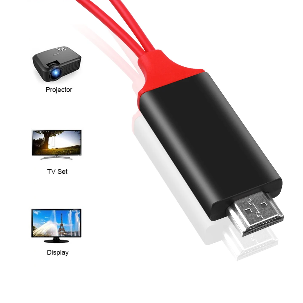 Cable HD adecuado para apple a HDMI, compatible con iPhone a HDMI, TV móvil, misma pantalla, fabricantes de cables de conversión