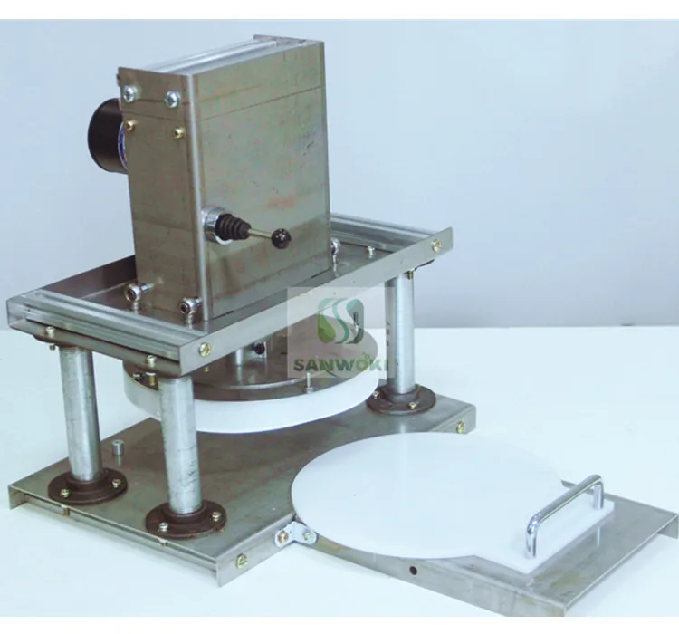 ماكينة ضغط التورتيلا الكهربائية 22 سنتيمتر ماكينة صنع التورتيلا ماكينة ضغط عجين البيتزا التجارية ماكينة تغليف عجينة البيتزا