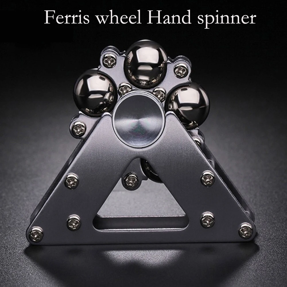 Double Pendulum Fidget Spinner Foldable Metal Antistress Hand Spinner Adult Toys Gyroscope Stress Reliever Toy For Kids Gift