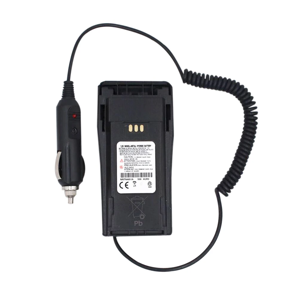 

Car charger Battery Eliminator for motorola gp3688,gp3188 ep450 cp040 etc two way radio walkie talkie input DC 12V