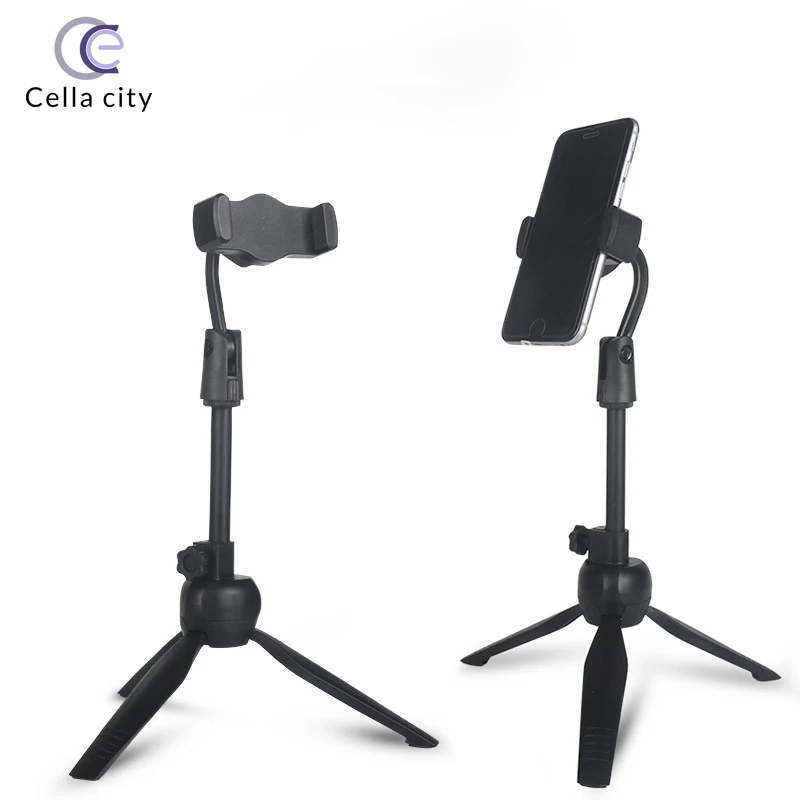 Держатель мобильный телефон, Гибкая подставка для штатива, Универсальная регулируемая металлическая подставка настольная подставка для профессионального вещания
