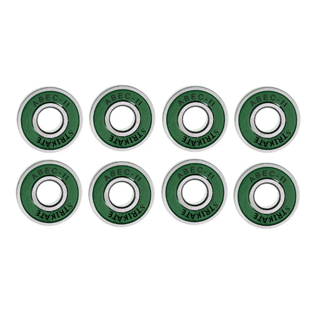 8pcs Skateboard Bearing 608rs Abec 11 Integrated spacer Longboard Bearing