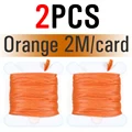 2 piezas de color naranja