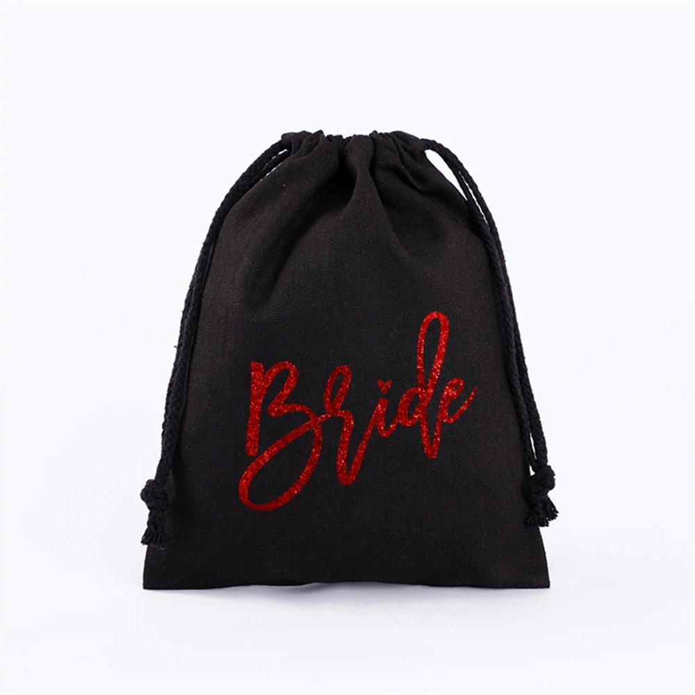 Personalized Hen Party Gift Bag Team Bride/Bride Hen Night Party Decoration Wedding Canvas Bag for Gifts Custom Goody Bag