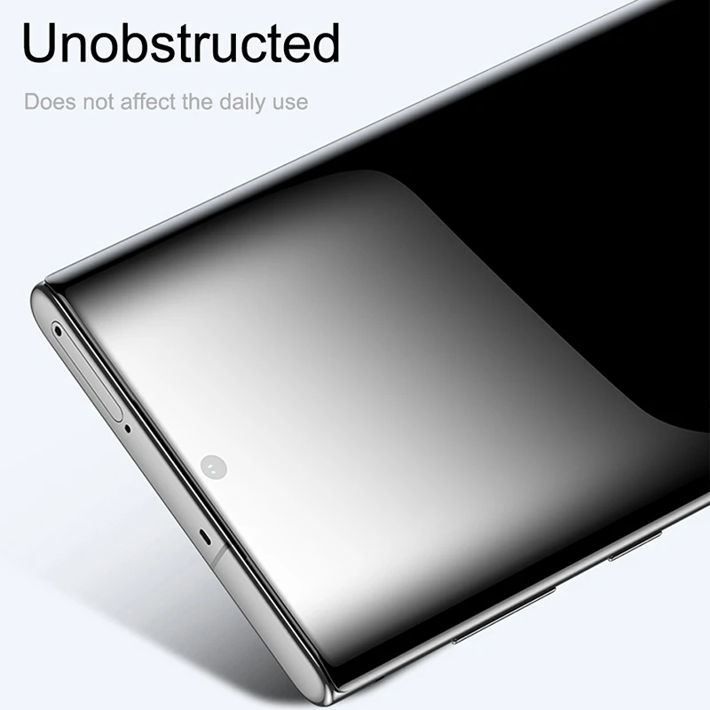 For Galaxy S10 5G 0.3mm 9H Surface Hardness 3D Curved Edge Glue Curved Full Screen Tempered Glass Film
