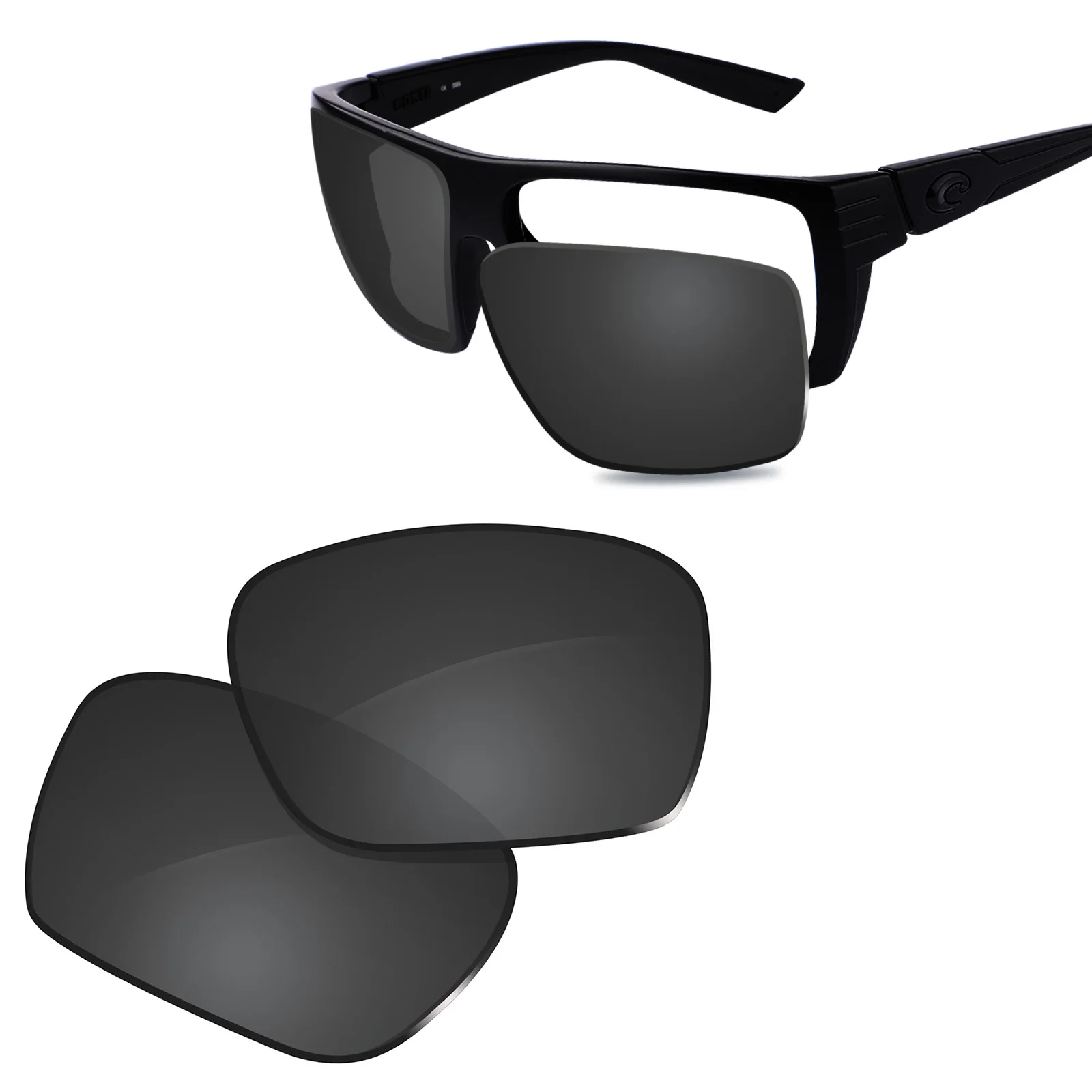 

Glintbay New Performance Polarized Replacement Lenses for Costa Del Mar Hamlin Sunglasses - Multiple Colors