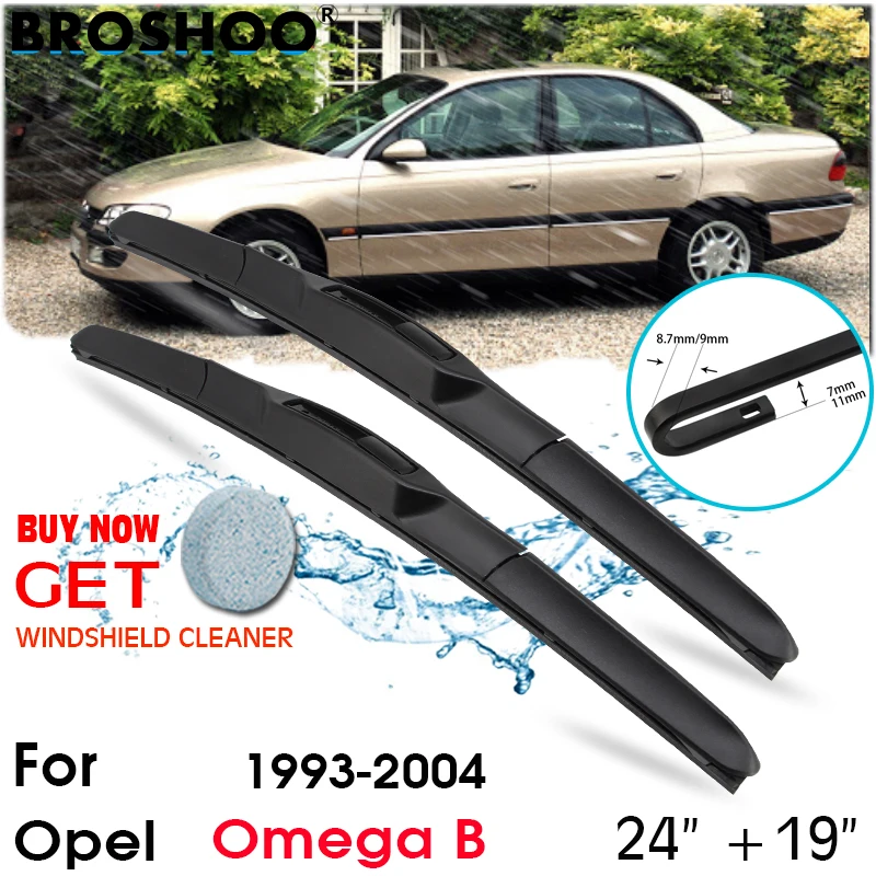 Car Wiper Blade Front Window Windscreen Windshield Wipers Blades J hook Auto Accessories For Opel Omega B 24