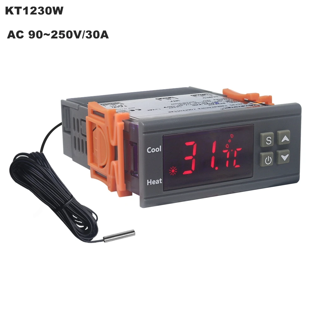 220V 10A/30A Egg Thermostat Incubator Farming High Accuracy Thermostat Regulator Temperature Controller