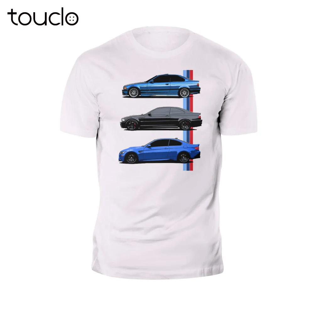 T-Shirt Fashion Men O-Neck Streetwear T shirt M3 Evolution E36 E46 E90 M Power Printed Tee shirts Cool tees