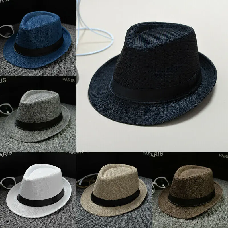 Fashion Summer Cool Panama Wide brim Fedora Straw Made Indiana Jones Style Hat