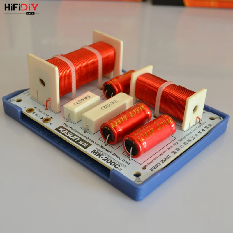 HIFIDIY LIVE  MK-200C 2 Way 2 speaker tweeter + bass  Unit HiFi home Speakers audio  Frequency Divider Crossover Filters