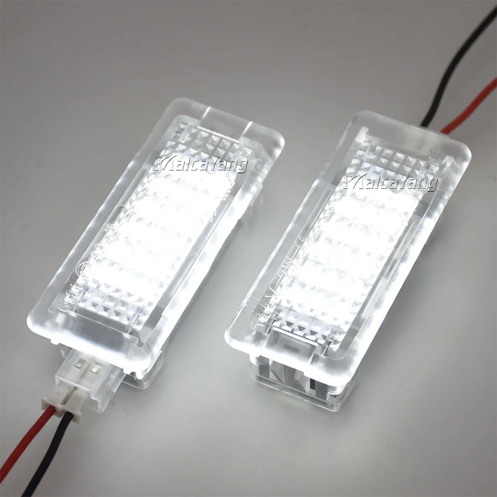 Auto Accessories For Mercedes Benz ML-Class W166 E-Class Couple C207 Cabriolet A207 Car White LED Courtesy Door Lights Lamps