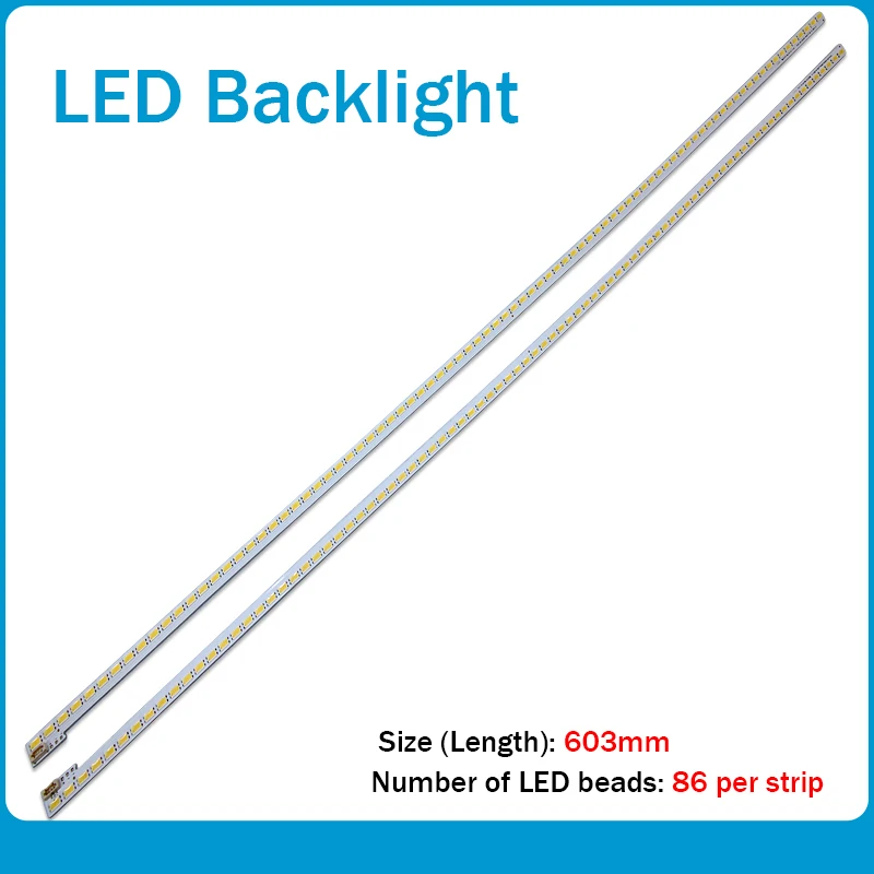 ل هايسنس LED55K510G3D المادة مصباح LJ64-03353A 2011SGS55-5630-86-H1-REV1.0 1 قطعة = 86LED 603 مللي متر