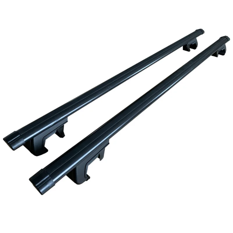 High Quality Universal Aluminium Alloy Black 125cm Car Roof Rack Cross Bar with Lock for SUV  Car