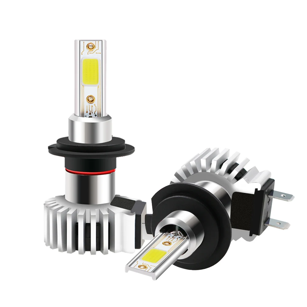 Set Anti-erreur Canbus H4 LED H7 LED H1 H3 H8 H9 H11 9005 HB3 9006 HB4 LED Car Headlight 100W 26000LM ZES COB 6000K No Error 12V