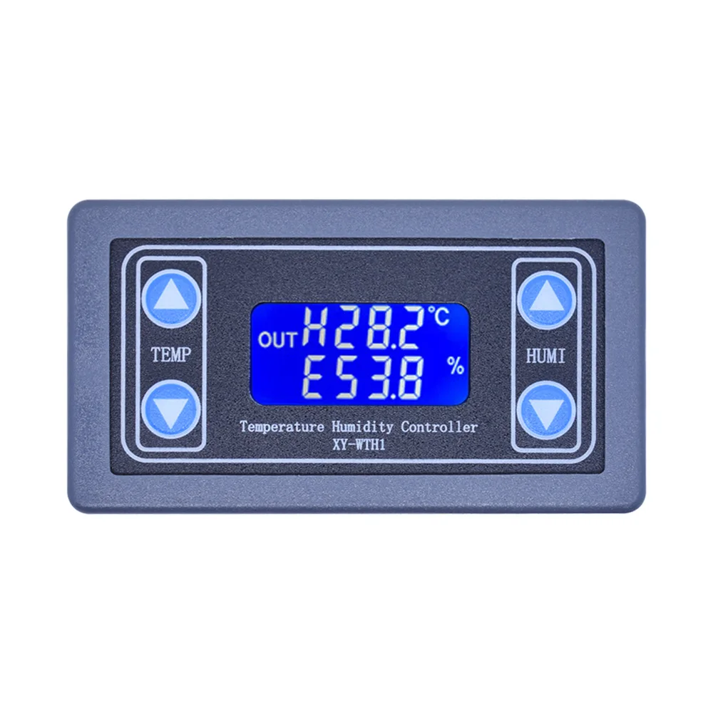 10A Thermostat Digital Temperature Humidity Controller DC 6V-30V Thermal Regulator Thermocouple LCD Display SHT20 Sensor meter