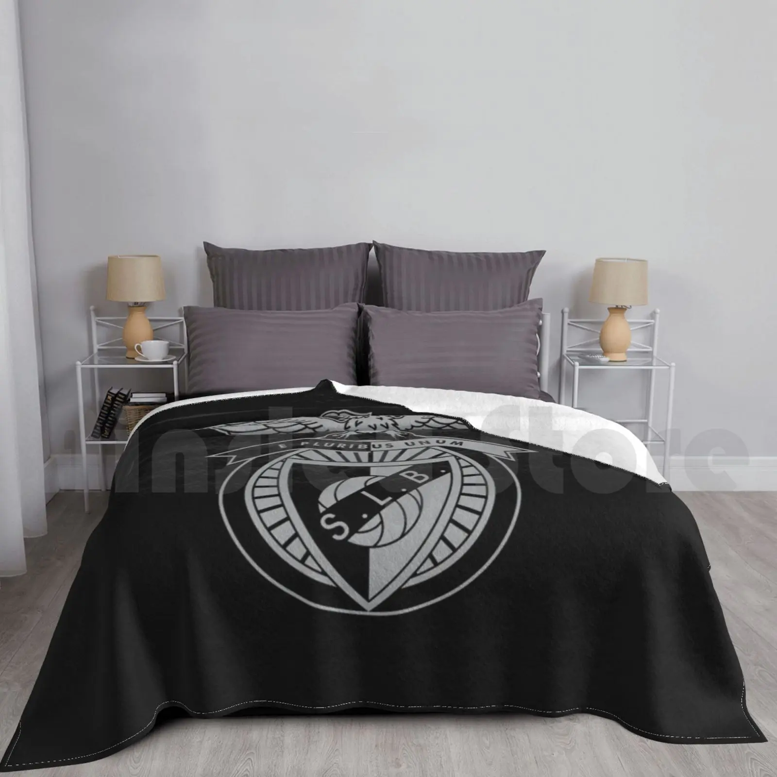 Sl Blanket For Sofa Bed Travel Vermelhos Emblema Campeonato Out Of Many One Portuguese Tetra Sl