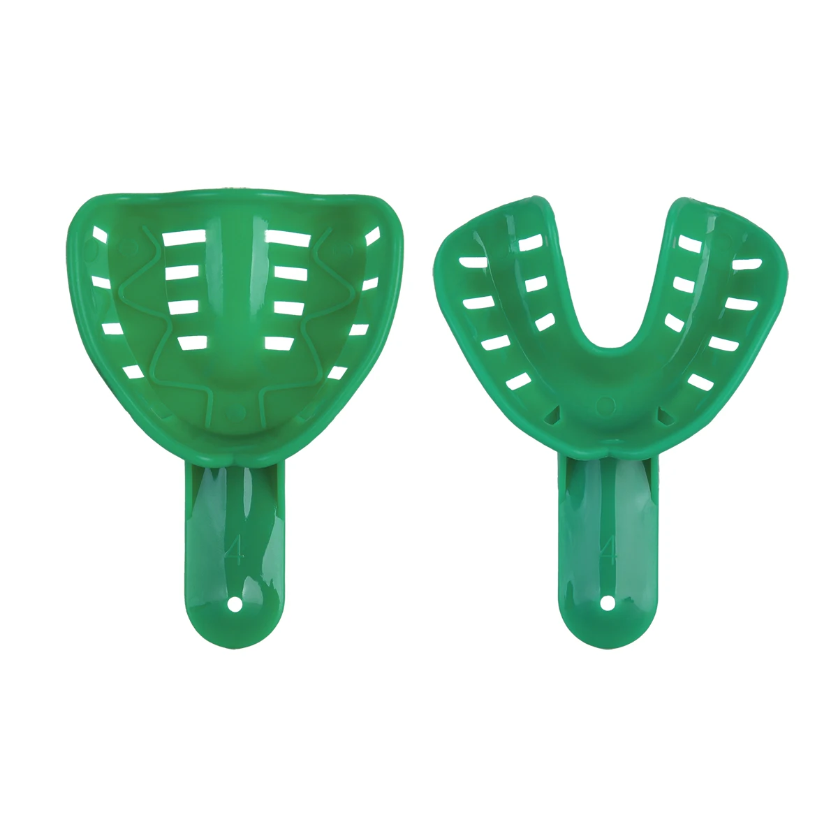 Azdent-bandejas dentales para niños y adultos, soporte de dientes de plástico