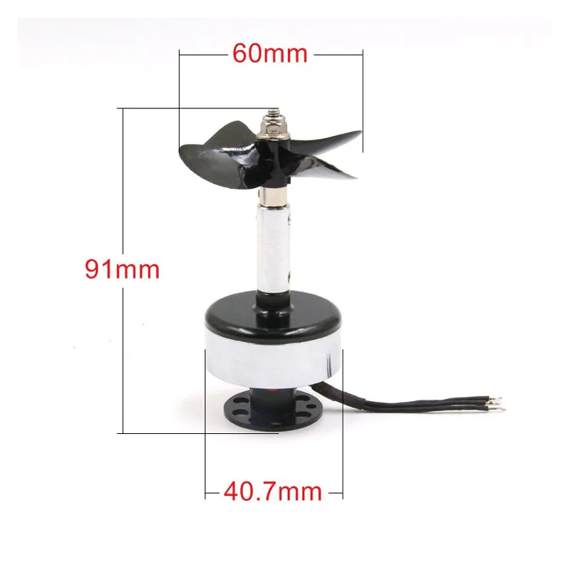 Propulsor submarino 4023 350KV Motor sin escobillas 4,5 kg de empuje grande para modelo de barcos RC CW CCW IPX7 motores de chorro impermeables