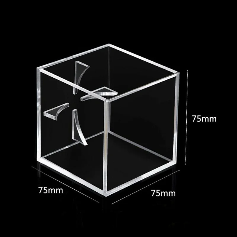 Golf Tennis Ball Transparent Case Acrylic 80mm Golf Baseball Box Display For Souvenir Storage Box Holder UV Protection Dustproof