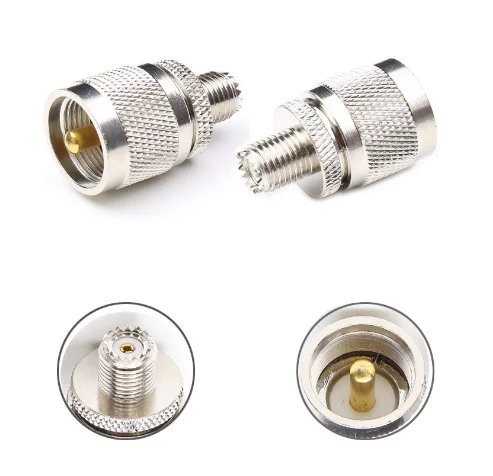 

10pcs Mini UHF Female To UHF Male plug Coaxial RF Adapter Connectors
