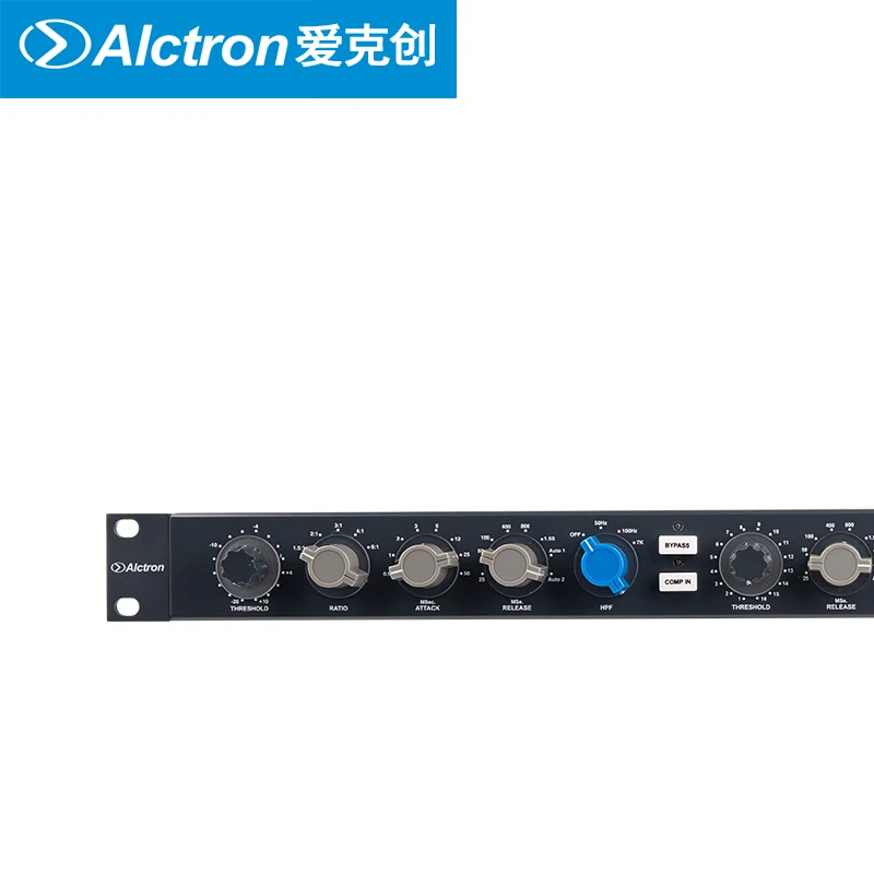 Alctron CP540V2 One Channel Microphone Signal Compressor and Limiter, with THRESHOD,RATIO,ATTACK,RELEASE Knobs,High Qulity Sound