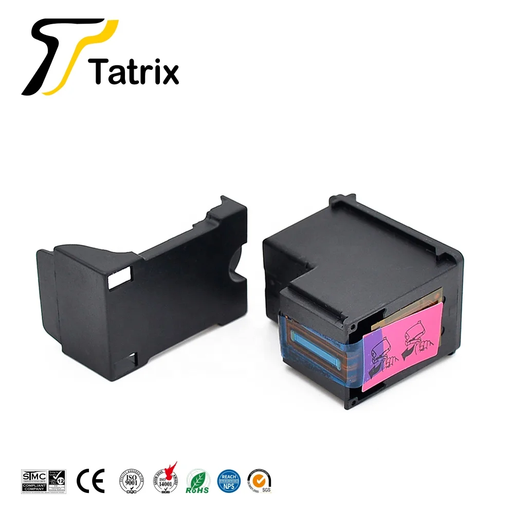 Tatrix 프리미엄 재생 컬러 잉크젯 잉크 카트리지, HP678 HP678XL 데스크젯 잉크 어드밴티지 1015 1518 프린터용, 678 XL 678XL