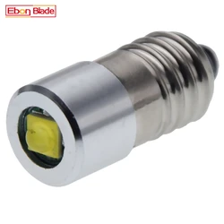 1Piece 3W E10 3V 3.8V 4.5V 4.8V 6V 3-6V 4-24V 18V XBD Chip LED Flashlight Bulb Head Lamp Replacement Torch Bike Moto Screw Ligh