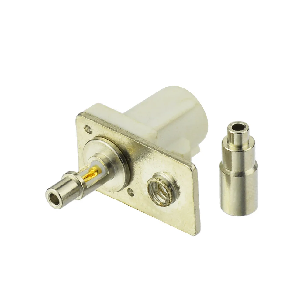 

Superbat Antenna Connector Fakra B White Male Straight for 1.13mm,1.37mm,RG178 Cable Radio with Phantom