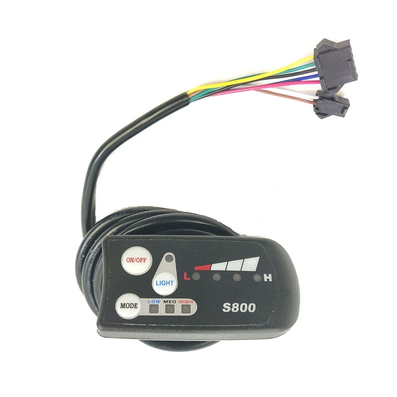 Electric Bicycle LED S800 Display 36V 48V Electric Bike ligent Control Panel Display Electric Bicycle Part