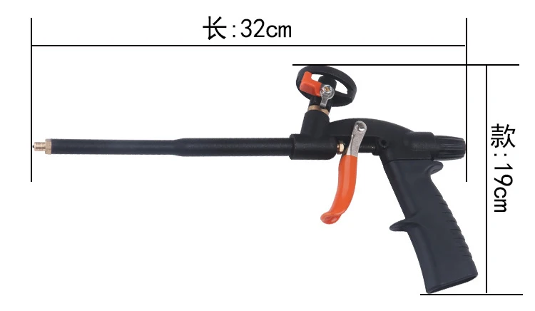 Metal Polyurethane Foam Sealant Special Gun PU Foam Gun Grade Expanding Spray Application Applicator Length 32cm