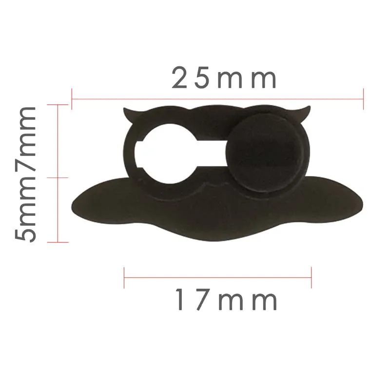 Coruja webcam capa ultra fina obturador slider lente da câmera capa para web iphone macbook ipad laptops privacidade vara