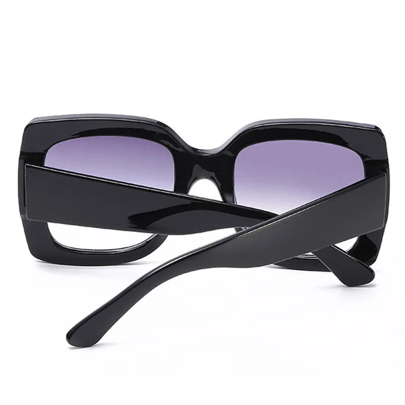 2024 Luxury Big Square Sunglasses Women Brand Designer Retro Clear Sun Glasses For Female Oversized Black Shades Oculos UV400