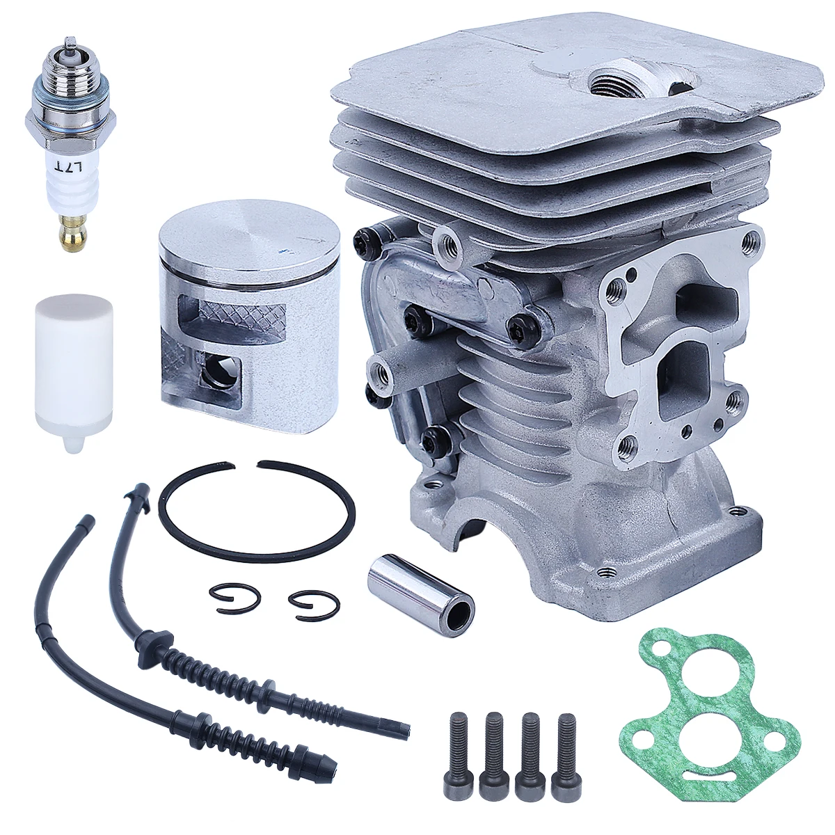 41 مللي متر اسطوانة مجموعة كبّاس ل Husqvarna 435 435e 440e 440 II بالمنشار استبدال 504 73 51-01 واط فلتر الهواء خط الوقود شرارة التوصيل