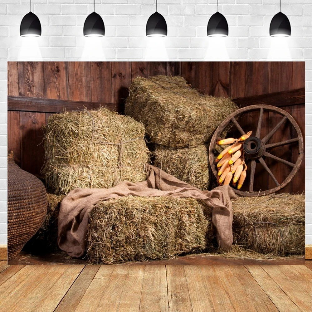 Yeele Warehouse Interior Haystack Scene Baby Child Portrait Photography Backgrounds Wall Photographic Backdrops For Photo Studio