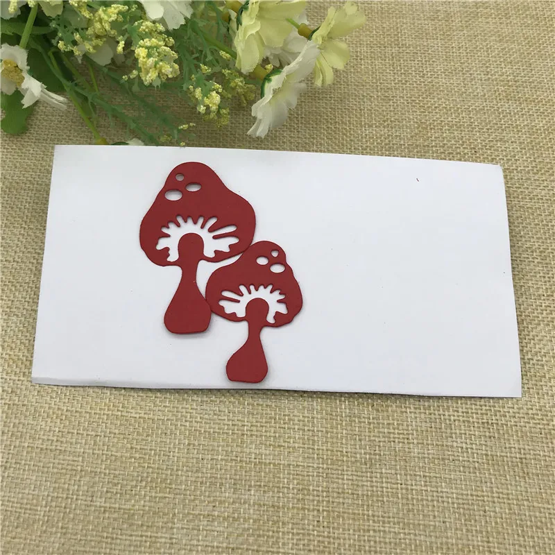 Mushroom Metal Cutting die keychain shaker Heart Paper Key Chain Scrapbook Paper Craft Card Punch Art Knife Cutter