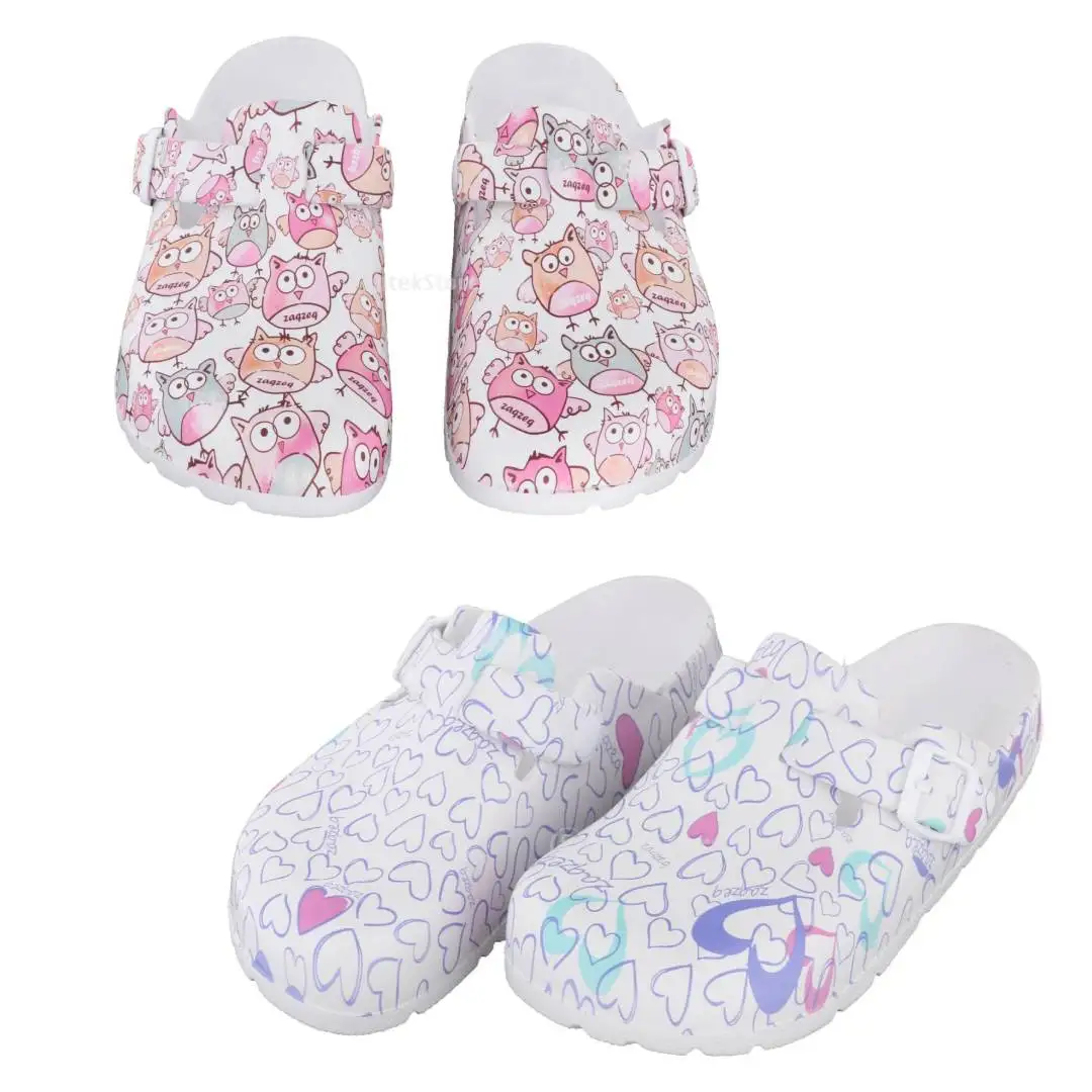 Women's Slippers EVA Non-slip Nurse Clogs Flat-soled Operating Shoes Slip Resistant Work Shoes