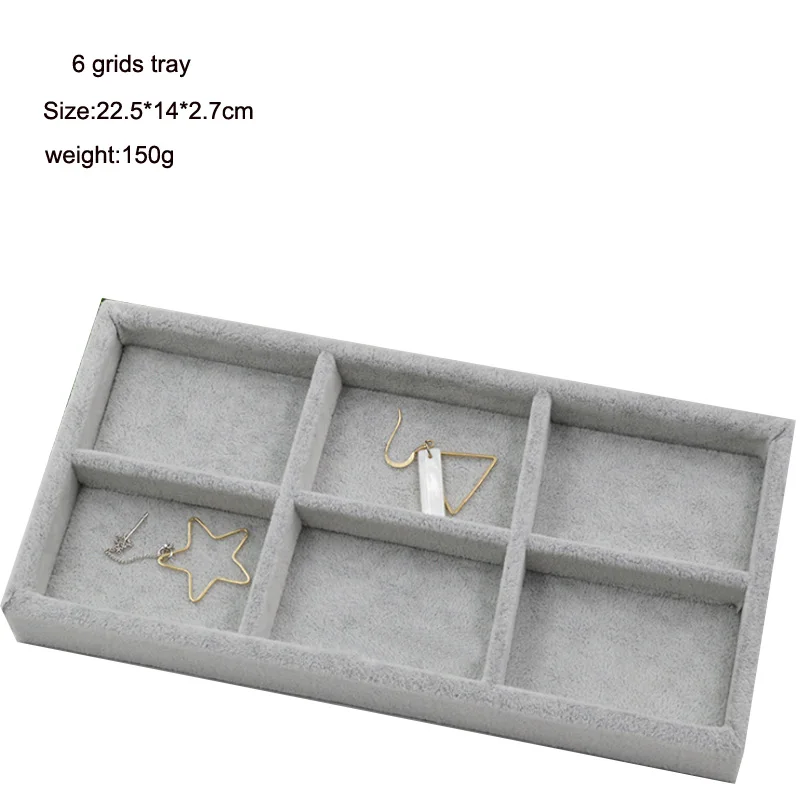 New Style Tray Rings Bracelets Gift Box Jewelry Storage Tray Jewellery Organizer Earrings Holder Small Size Fit Most Room Space