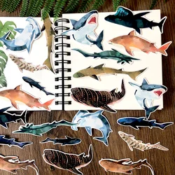 20pcs whale stickers DIY scrapbooking album junk journal happy planner decorative stickers