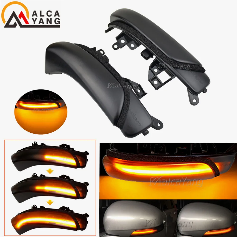 Scroll LED Dynamic Turn Signal Light Side Mirror Flashing Light Repeater Blinker For Toyota CAMRY MARK X PRIUS Japanese Market