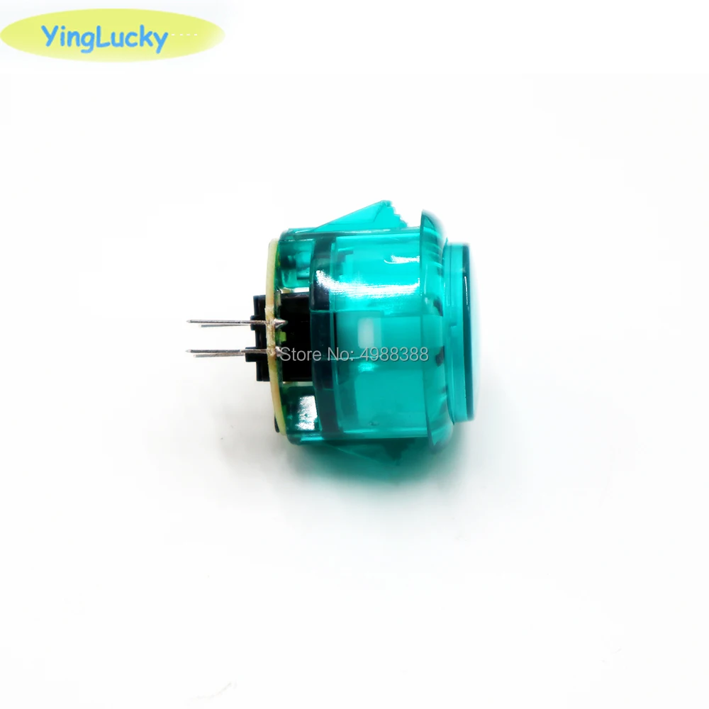 1 шт. 30 мм Sanwa светодиодная аркадная Кнопка с подсветкой, 1 и плеер, микропереключатель, плеер, хромированные Джойстики, аксессуары