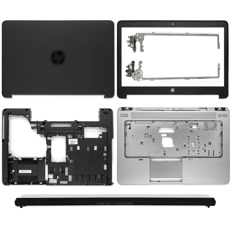 New For HP ProBook 640 G1 645 G1 Laptop Case Shell LCD Back Cover/Front Bezel/Hinges/Palmrest/Bottom Case/Hinge Cover Black