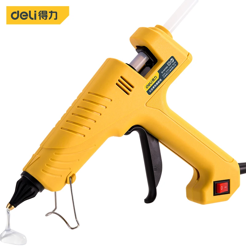 

Deli DL401150 Hot Melt Glue Gun Electrical Tools Household Tool DIY Tools PTC Heating Copper Outlet Glue Independent Switch