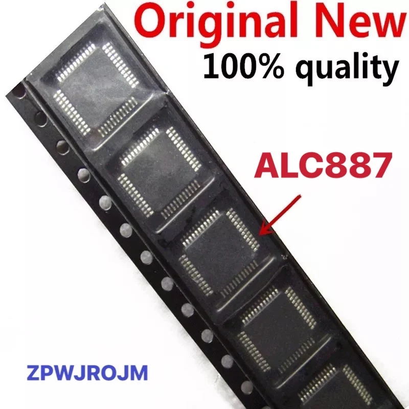 5PCS ALC887 ALC887 QFP48 New and Original IC Chipset