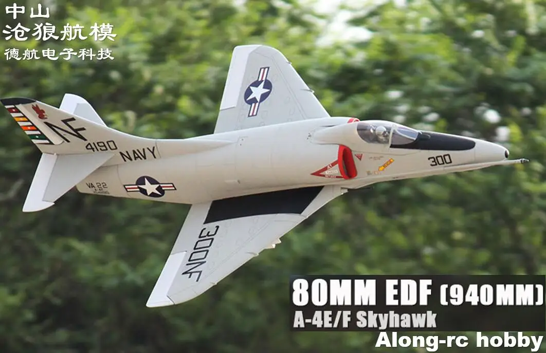 

Freewing Electric RC 80 EDFJet A-4E/F SKYHAWK Plane 80mm Metal EDF Airplane 6s PNP or kit+S Retractable Aircraft Model Hobby