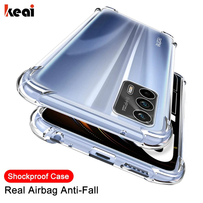 Luxury Transparent Silicone Shockproof Case For Realme GT NEO 5 3 8 7 Pro X2 X50 X7 6 5 Pro C3 C11 C12 C15 V5 Phone Cases Cover